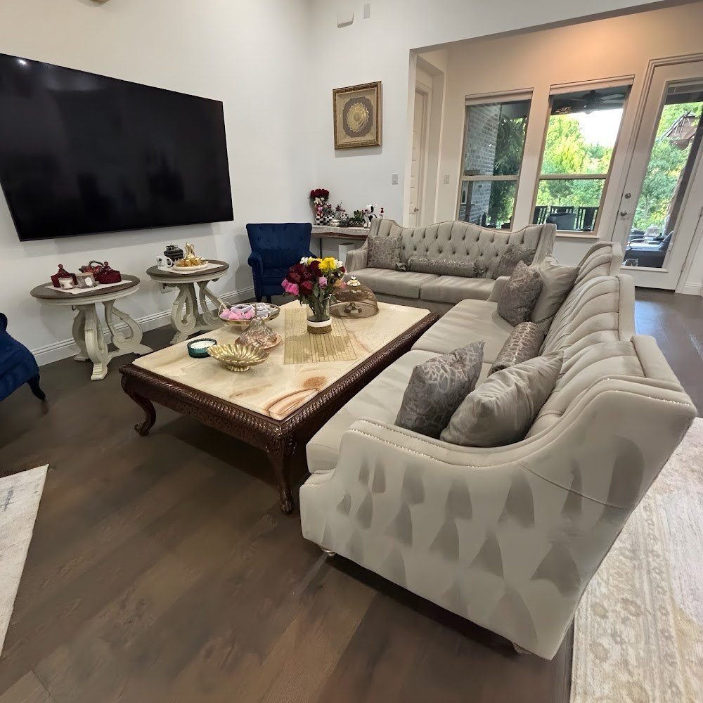 Living room cleaned by Rover Cleaning Services Chicago
