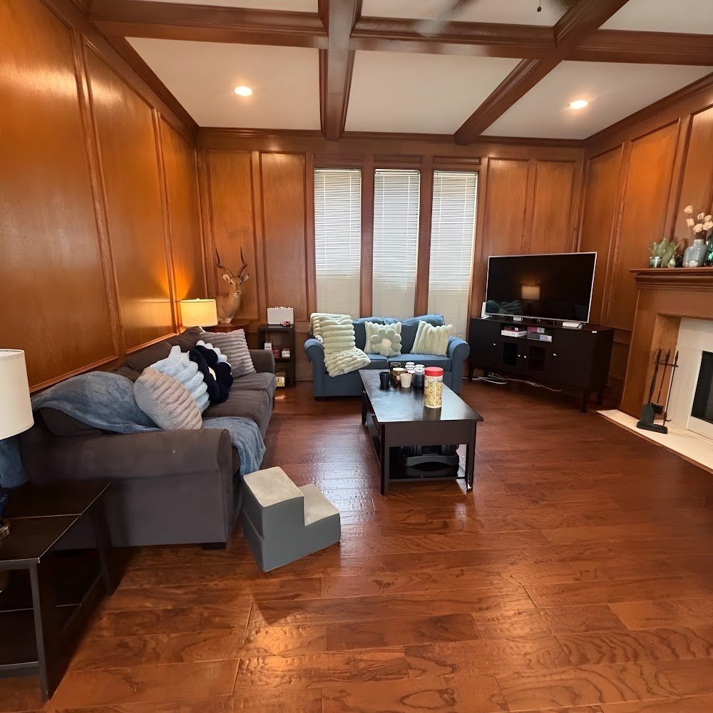 Living room cleaned by Rover Cleaning Services Chicago