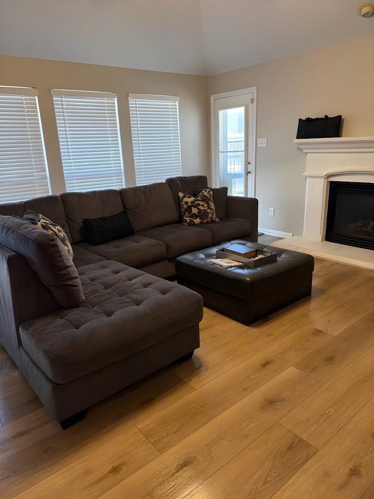Living room cleaned by Rover Cleaning Services Chicago